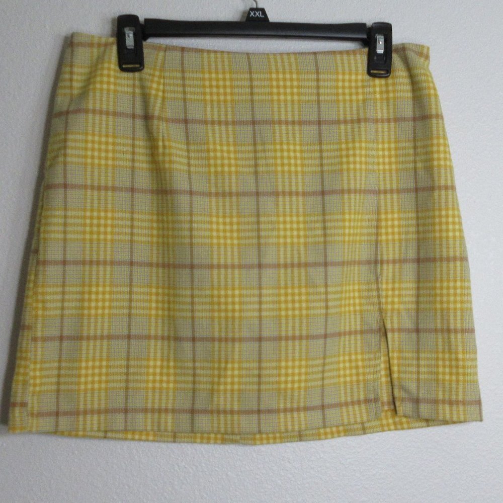 Plaid Mini Skirt
